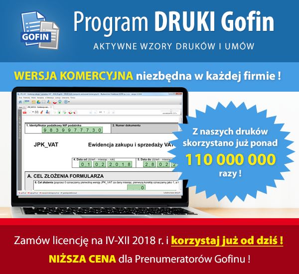 Program DRUKI Gofin