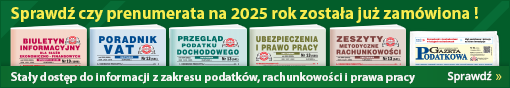 Sprawdź czy prenumerata na 2025 rok została już zamówiona! Sklep.Gofin.pl