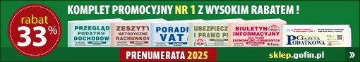 Prenumerata 2025: Komplet promocyjny nr 1 z wysokim rabatem! Sklep.Gofin.pl